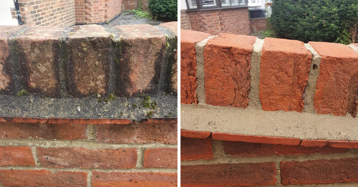Wall cleaning, pressure washing in Essex